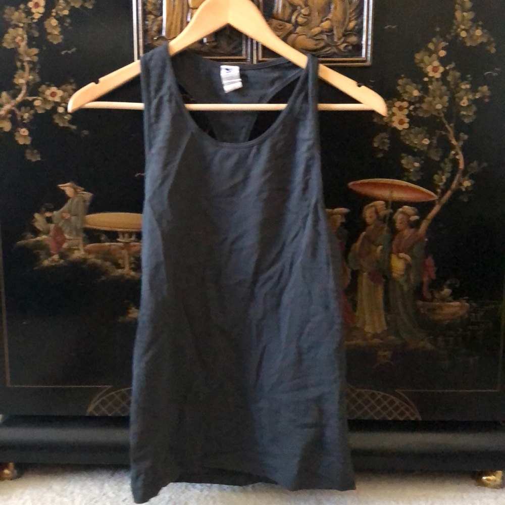 Olive green workout top